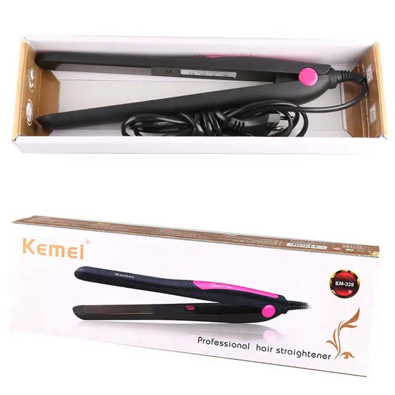 Kemei KM-328 выпрямитель для волос прямые волосы бар артефакт керамические панели |