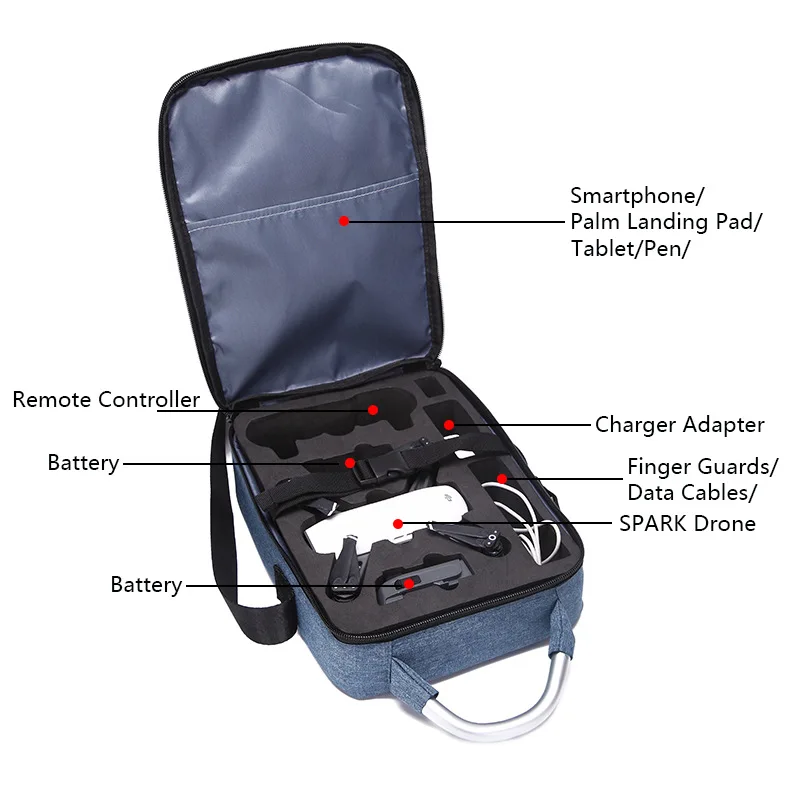 Сумка для дрона DJI Spark корпус EVA Портативная сумка переноски коробка хранения