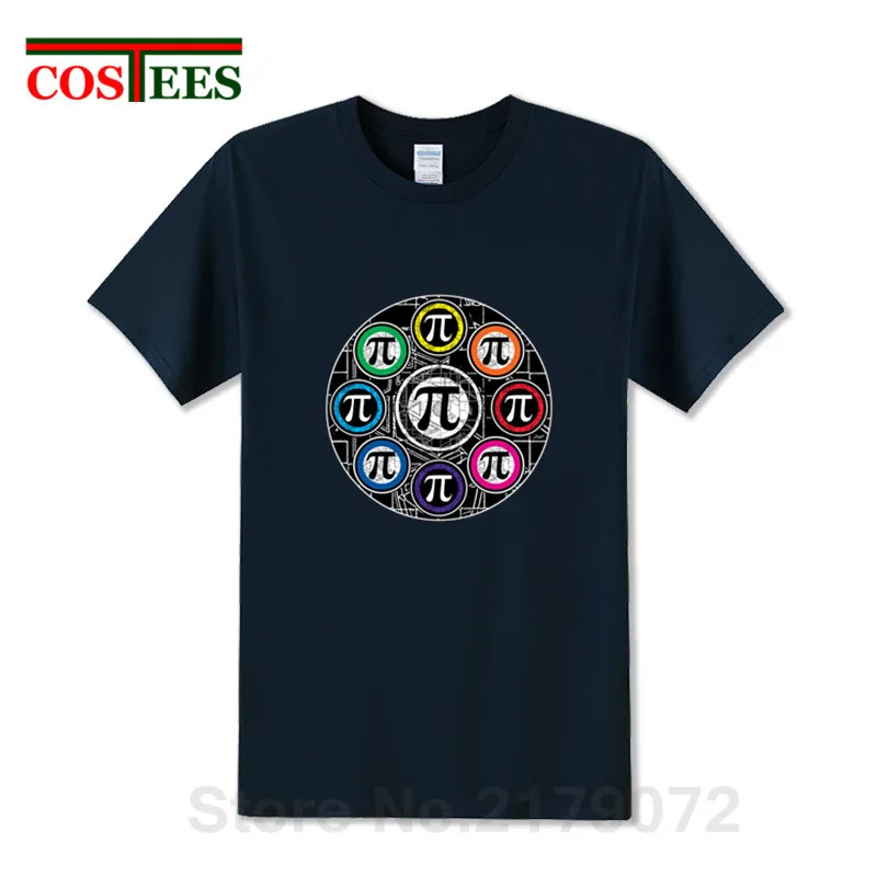 Новое поступление 2019 Мужская футболка с принтом символ ПИ подарок на день Pi для