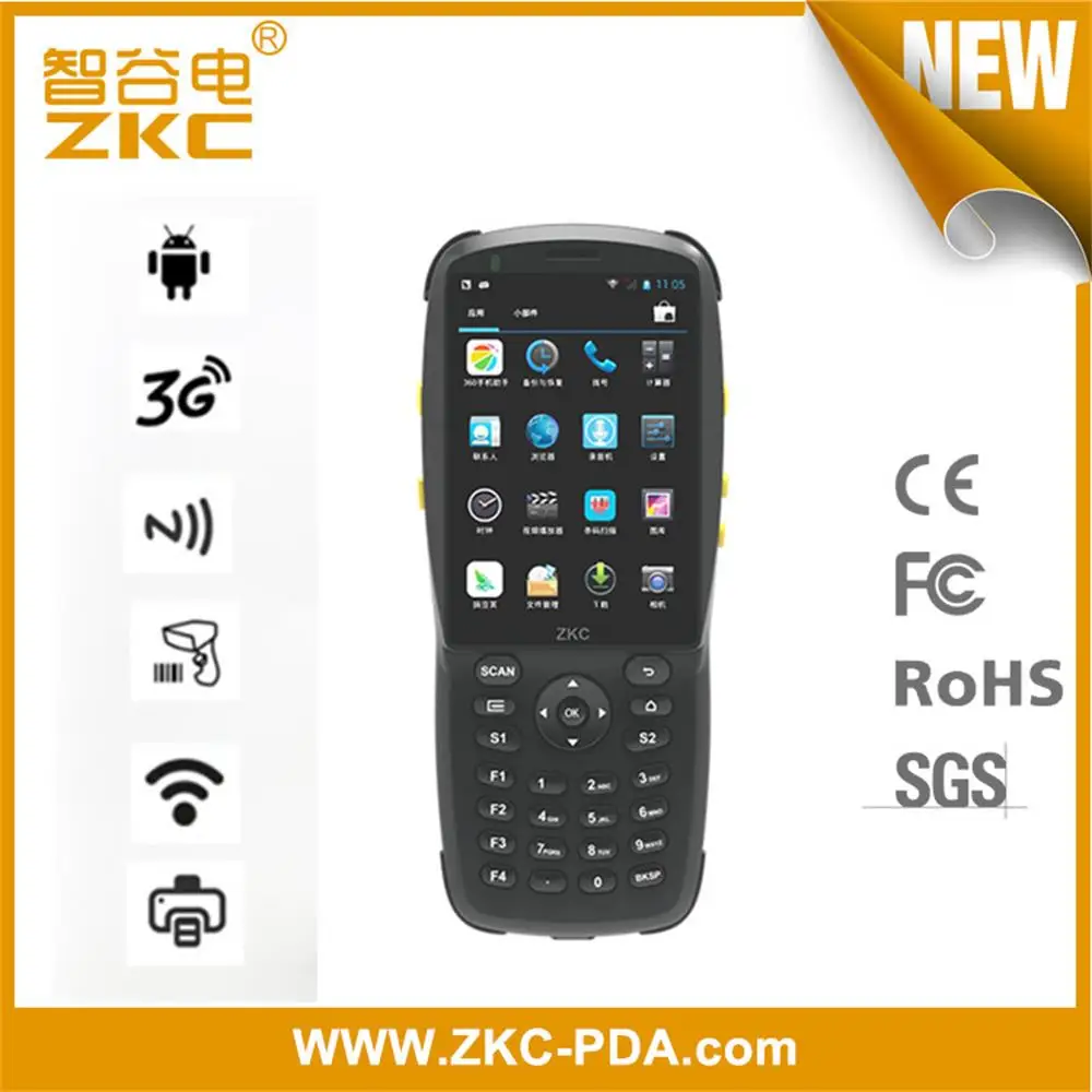 Прочный промышленный портативный сборщик данных на базе Android с 2d сканером штрих