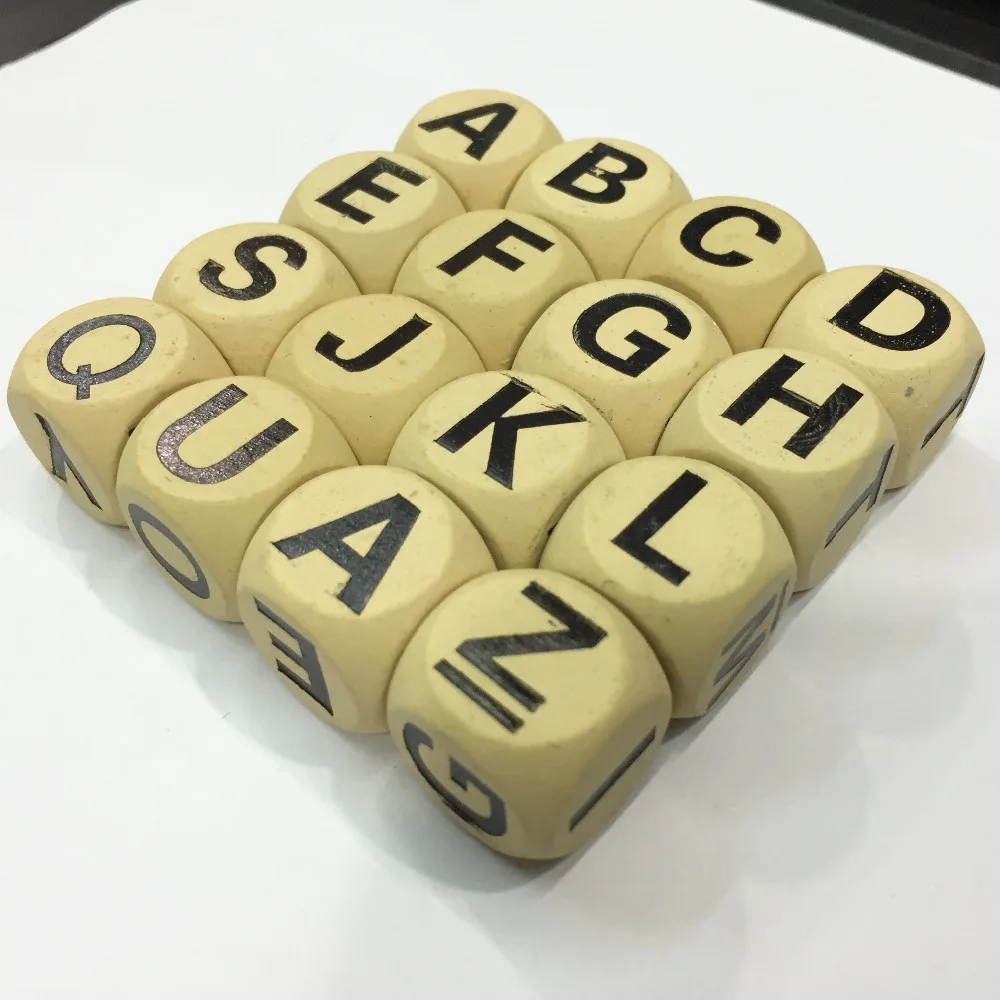 Горячая Распродажа 16 шт. белые черные буквы кубик алфавита свободные плоские
