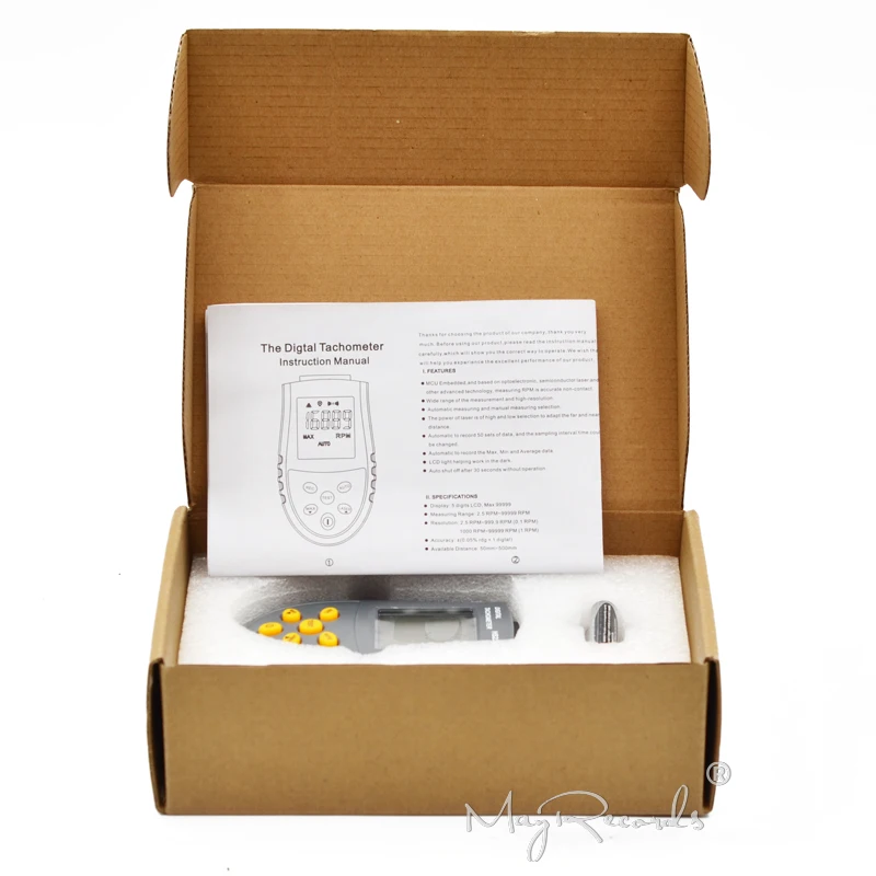 Виниловый проигрыватель пластинок LP тахометр лазерный скоростной измеритель