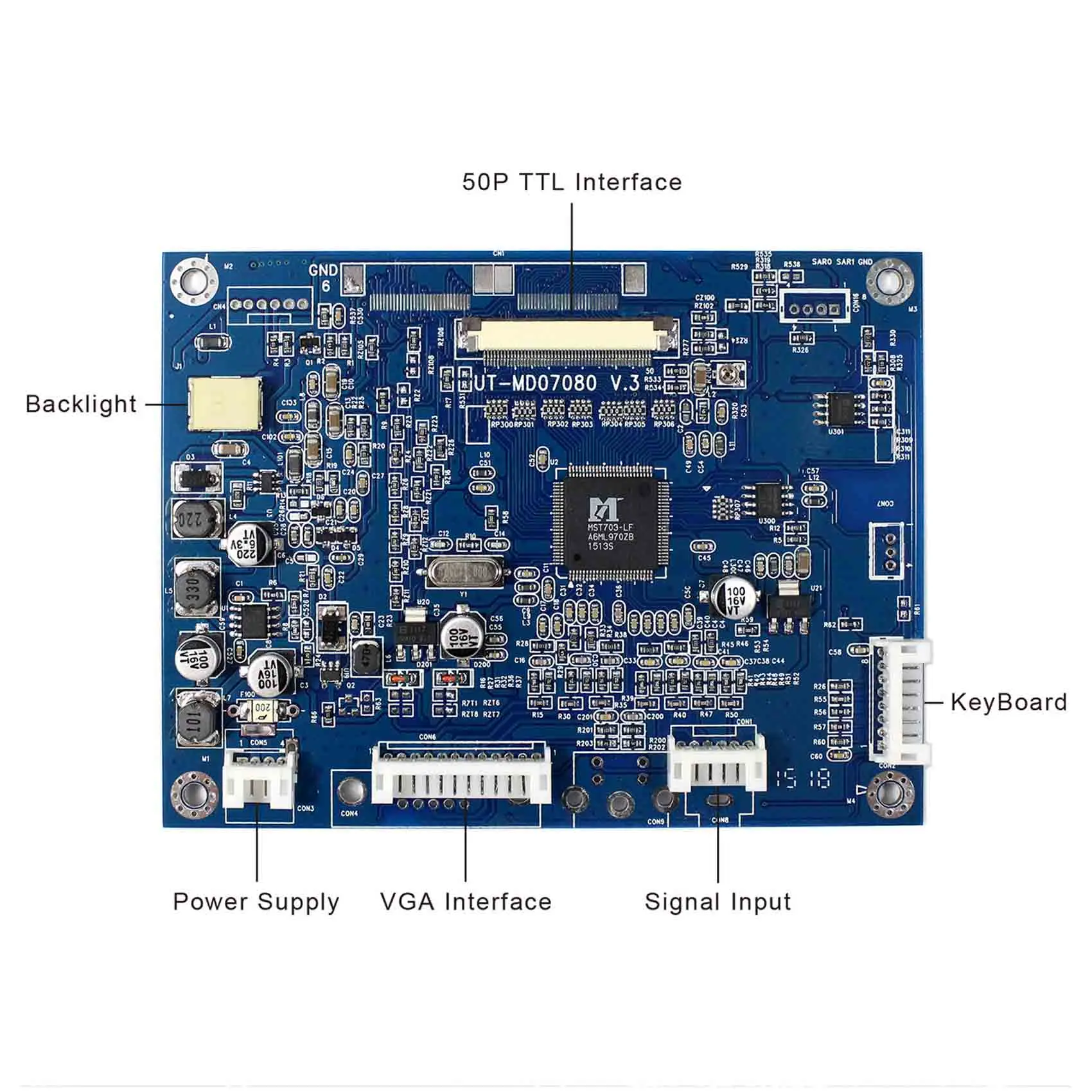 VGA AV LCD плата драйвера для 8 &quotAT080TN52 EJ080NA-05A EJ080NA-05B 800x600 ЖК-экран | Электроника