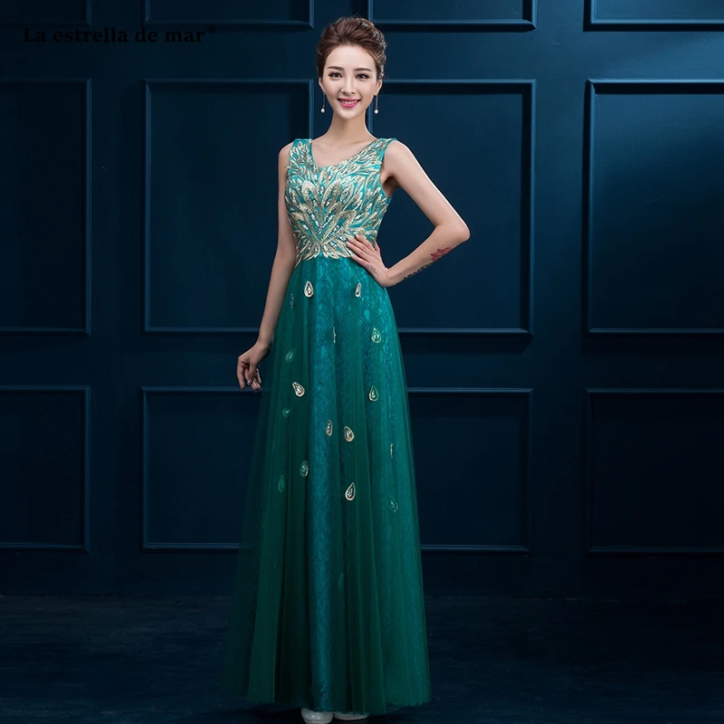 Vestido madrinha сексуальный v-образный Вырез Золотой кружевной аппликацией глубокий бирюзовый платье подружки невесты длинное Дешевое gaun pesta dewasa Свадебная вечеринка