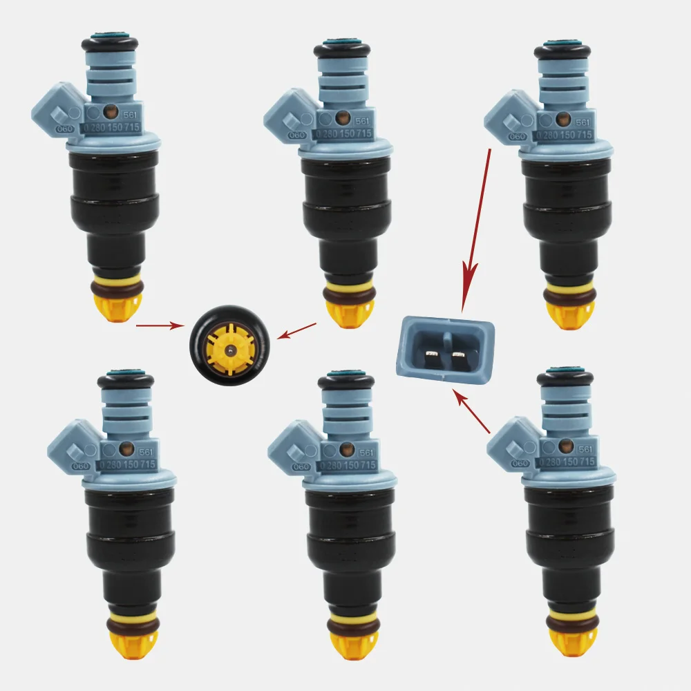 6X Fuel Injectors for 87-93 BMW 325I 325IS 325IX 1.8L 2.5L 5.6 | Автомобили и мотоциклы