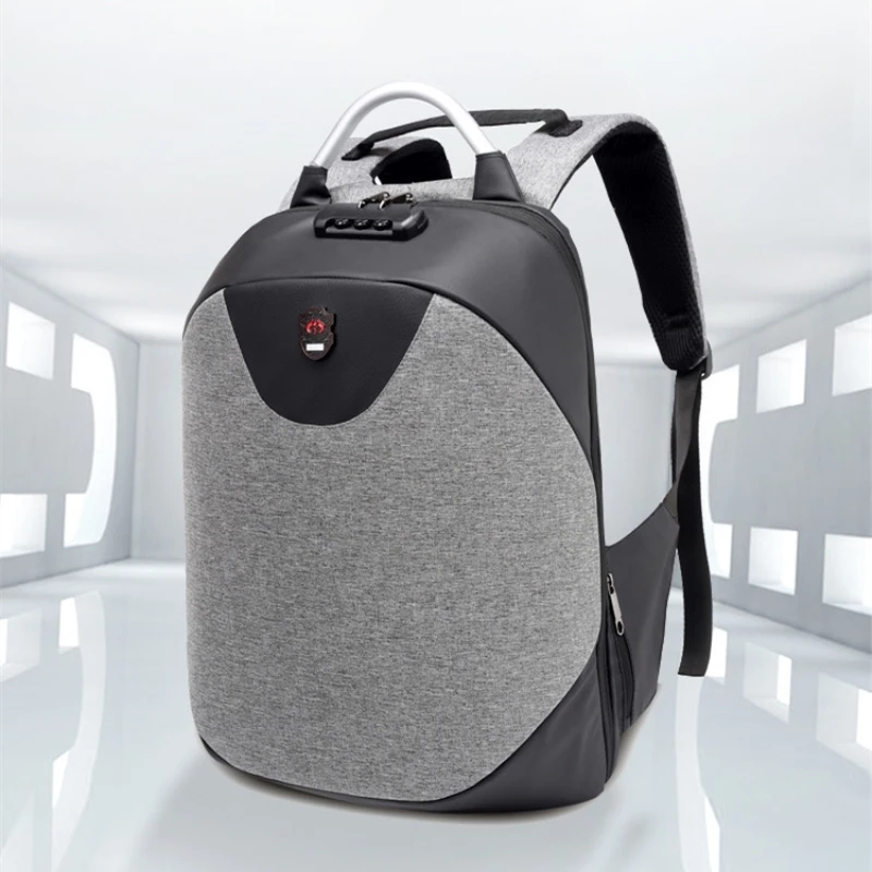 Модный мужской рюкзак для ноутбука USB зарядка Компьютерные рюкзаки большая