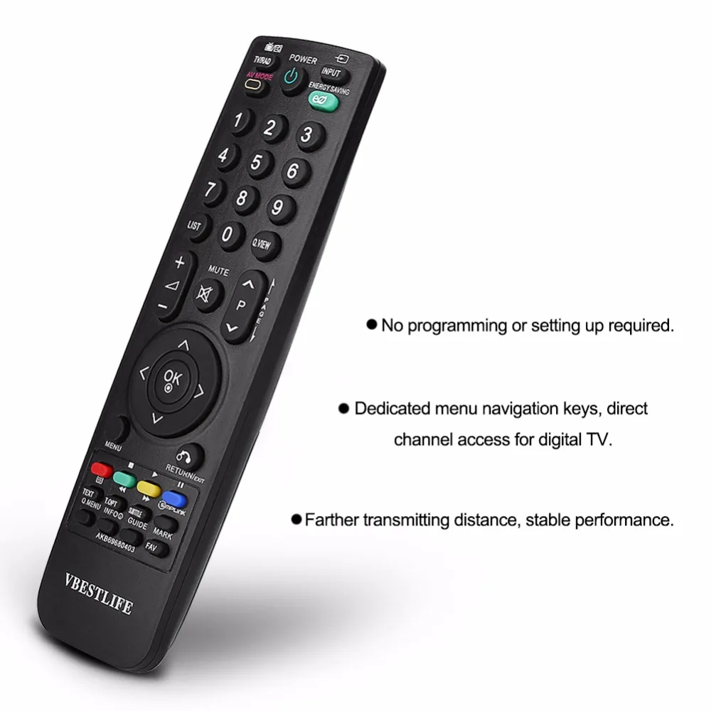 VBESTLIFE 433 Универсальный Дубликатор пульта Управление для LG ТВ 22LU4010 26LH2010 26LH2000 32LH3800 37LH3000 37LH4000 42LF2500 42LF2510