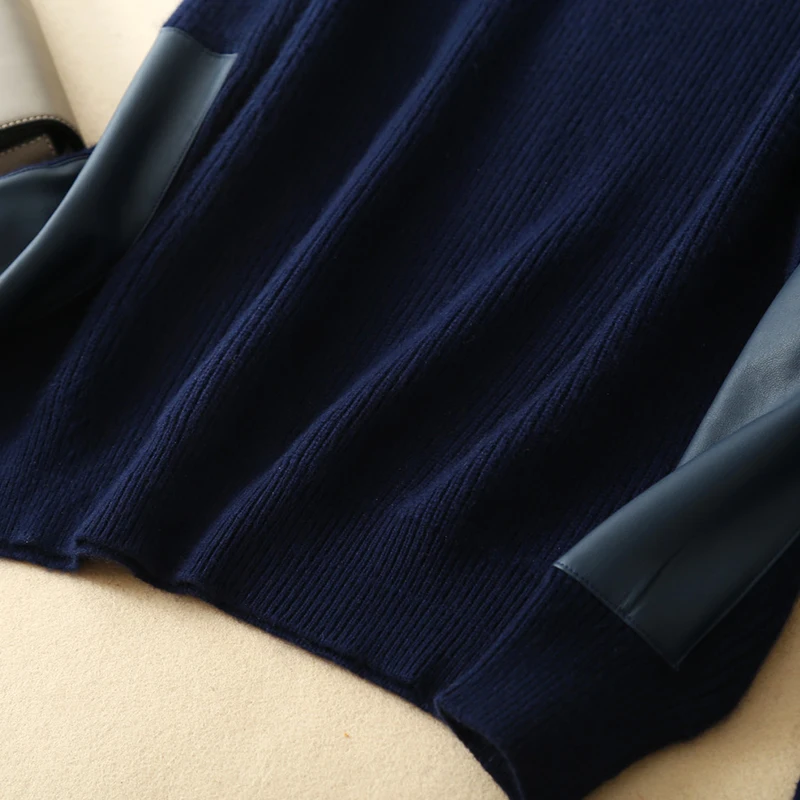 JECH2019 Winter Clothes Women  Knit Sweater Women Cashmere  Wool  Suit  Computer Knitted  Turtleneck  Pullovers