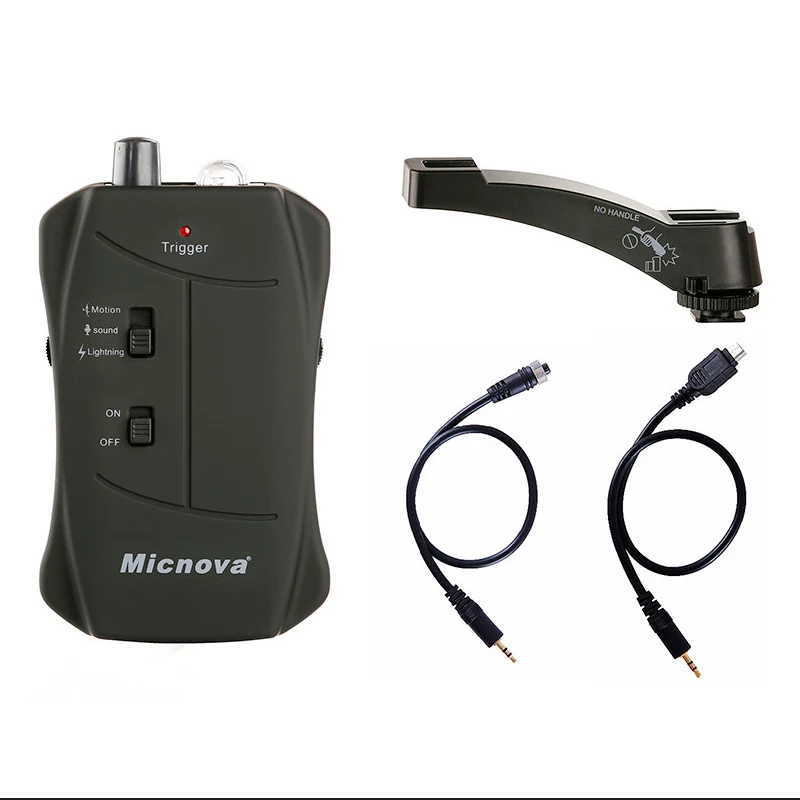 Micnova ИК пульт дистанционного управления спуск затвора Lightning Motion Sound 3 в 1 триггер для Canon Nikon SLR камера Пульт дистанционного управления сенсор