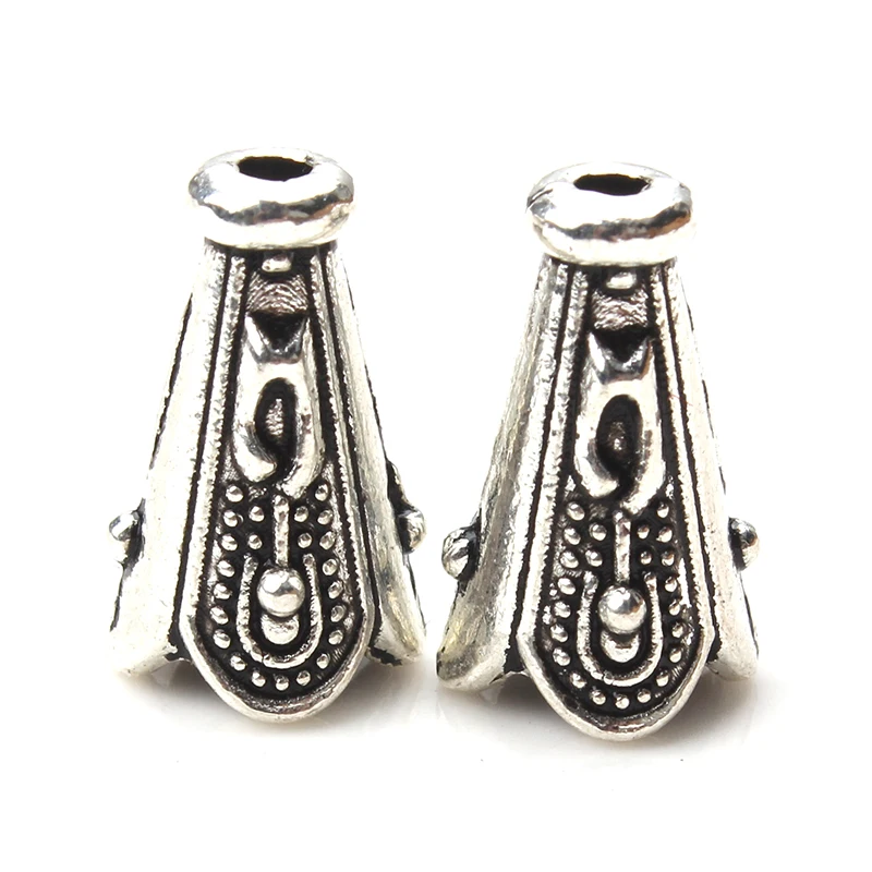 Винтажные конические колпачки из сплава для бусин 5 шт./лот 12 5*8*4 мм бижутерии с