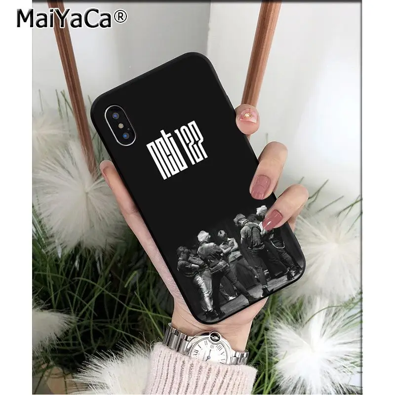 MaiYaCa Nct 127 мягкий черный чехол для телефона из ТПУ Apple iPhone 8 7 6 6S Plus X XS MAX 5 5S SE XR |