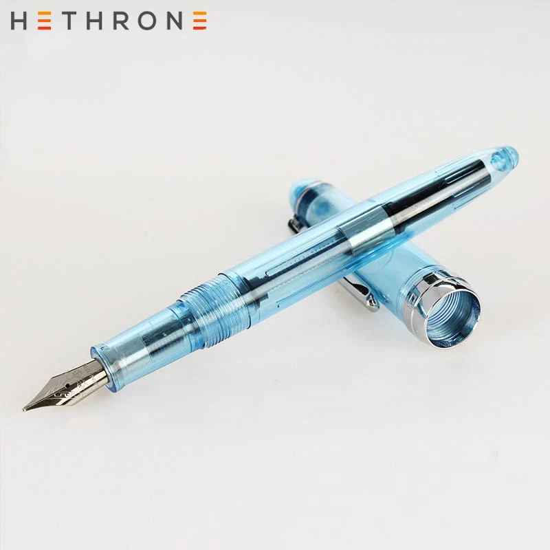 Hethrone новинка 2019 авторучки 992 прозрачный белый цвет спираль круглый корпус для