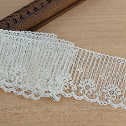 Paragraph beige polyester lace gauze DIY clothing accessories | Дом и сад