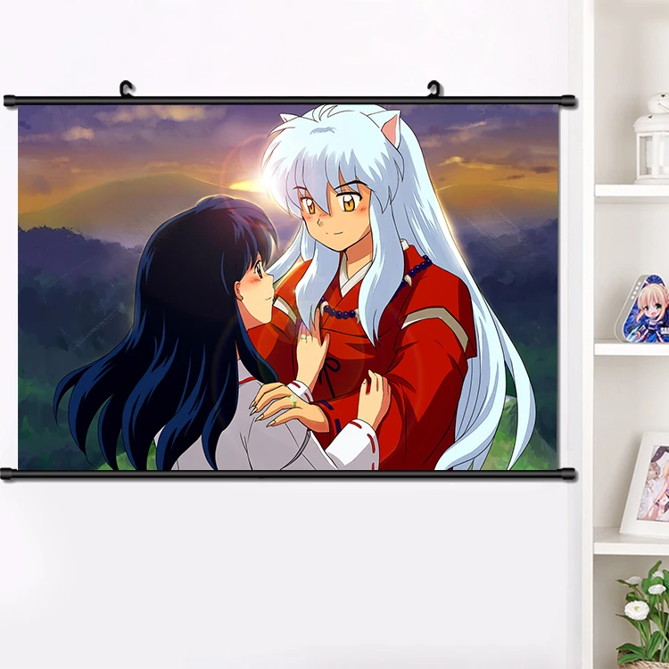 Inuyasha Sesshoumaru Higurashi Кагоме Kikyou Косплэй наклейки на стену панно настенные подвесные