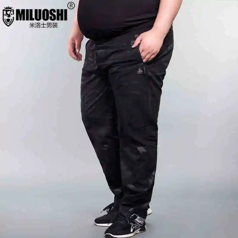 Большие размеры 8XL 7XL 6XL Осенние новые штаны для бега камуфляжные спортивные штаны Мужские штаны для фитнеса бодибилдинга спортивные штаны Одежда для бега спортивные штаны