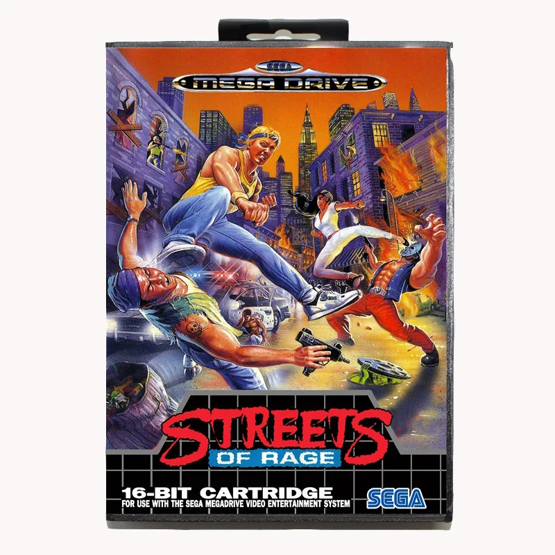 16 битная карточка с коробкой для Sega Mega Drive Genesi|Картриджи| |