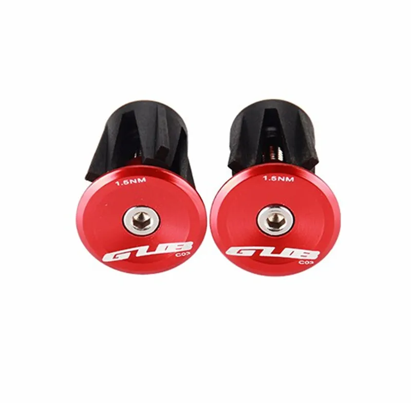 

Задние Заглушки для руля велосипеда GUB C03, для горного и дорожного велосипеда, алюминиевые высококачественные внешние фонари для езды на вел...