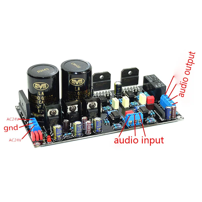 LM3886 HIFI усилитель высокой мощности OP07 DC servo 5534 независимый операционный усилитель 68 Вт+ 68 Вт