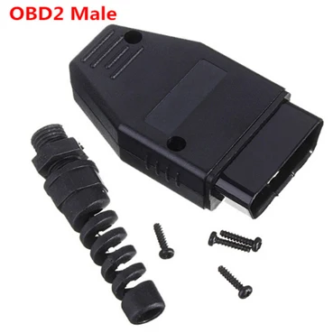 RED Автомобильный OBD2 60/100 см Удлинительный Кабель-адаптер для GM 12 Pin to 16 Pin Авто Диагностический кабель для GM автомобилей Автомобильный адаптер - Цвет: RED