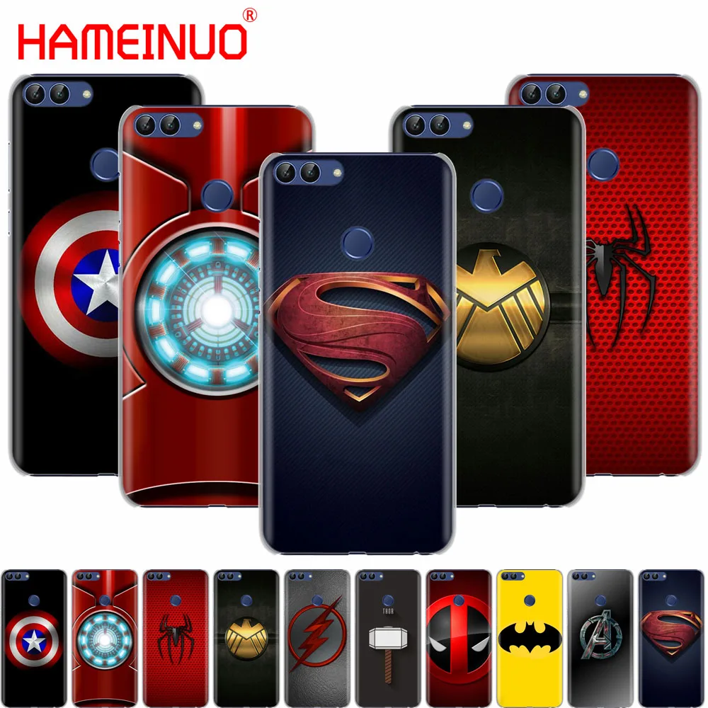 HAMEINUO Мстители супер герой логотип сотовый телефон чехол для huawei Honor 7C Y5 Y625 Y635 Y6 Y7 Y9 Prime PRO