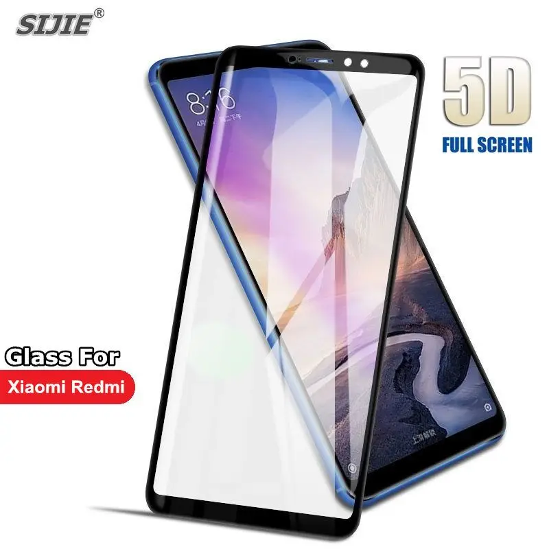 5D полное покрытие стекло для XIAOMI Redmi 7 6 6A 5 plus Note Pro Mi 8 lite 9 SE 5X 6X A1 A2 смартфон 9H flim