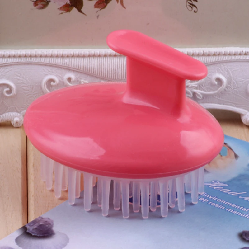 Массажер для головы расческа волос круглая щетка ванны шампуня душа инструмент
