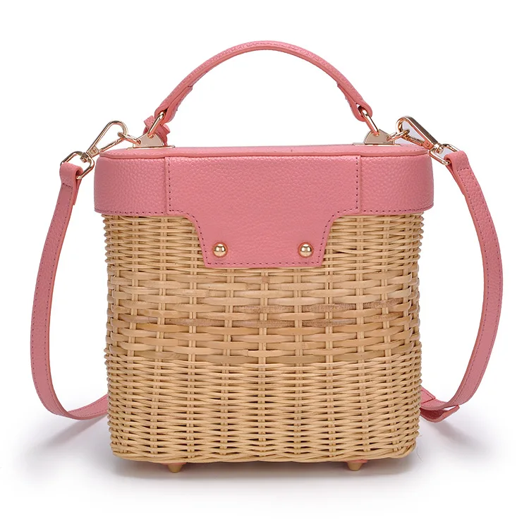 Новинка 2018 женская сумка-мессенджер через плечо плетеная сумка ручной работы из