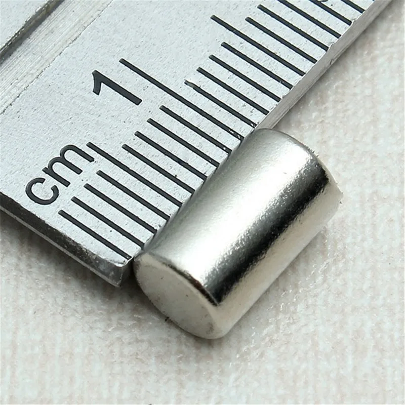50 шт./компл. N52 Сильный Круглый Дисковые магниты цилиндров редкоземельные (Размер:
