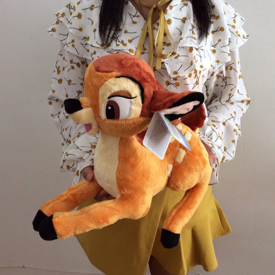 Free shipping 35cm=13.8inch cartoon Little Deer Bambi plush stuffed animal toy birthday gift for children