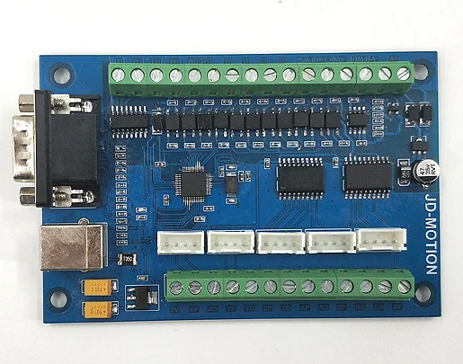 MACH3 USB CNC 5 осевой комплект, 3 шт. Nema 23 шаговый двигатель 57+ 3 шт. DM542 Драйвер шагового двигателя+ один MACH3 USB CNC 5 осевая контрольная карта