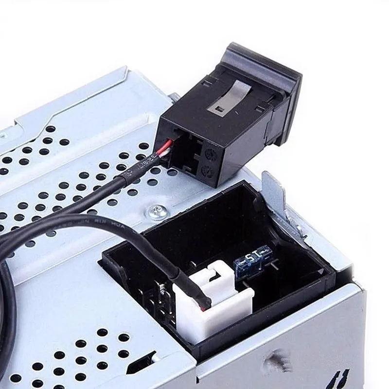 Biurlink RCD510 RCD310 12 штепселный CD чейнджер AUX аудио кабель переключатель для Volkswagen MK6 Bora Sagitar TIGUAN Golf