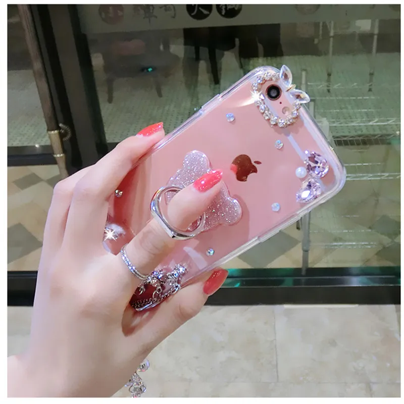 Для huawei P8 P9 P10 плюс P20 Lite рro класса люкс для женщин со стразами Индивидуальный