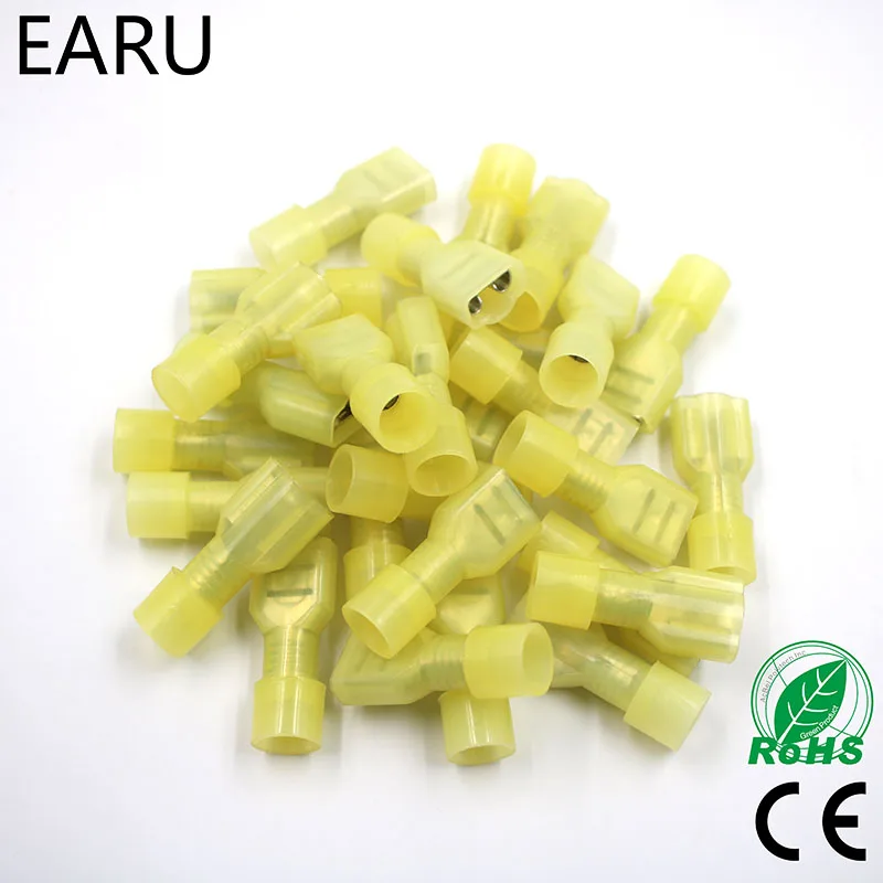 Фоторазъем для кабеля 100 дюйма 4 6 мм2 12 10AWG|female insulated|wire connectorcable connectors wire |