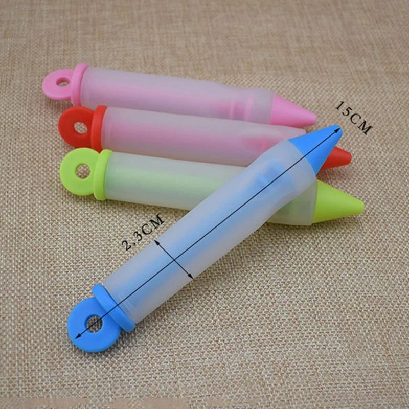 4 Head Set Silicone Cake Piping Tool Cream Chocolate Syringe For Fondant Tools Cookie Baking Kitchen 15 | Дом и сад