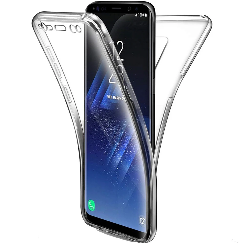360 чехол с полным покрытием для Samsung Galaxy S9 S8 плюс S7 S6 край S5 A3 A5 A7 J1 J3 J5 J7 2016 2017