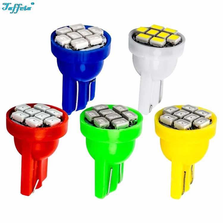 10 шт х супер T10 1206 8 SMD СВЕТОДИОДНЫЙ W5W Клин датчик сигнала поворота автомобиля
