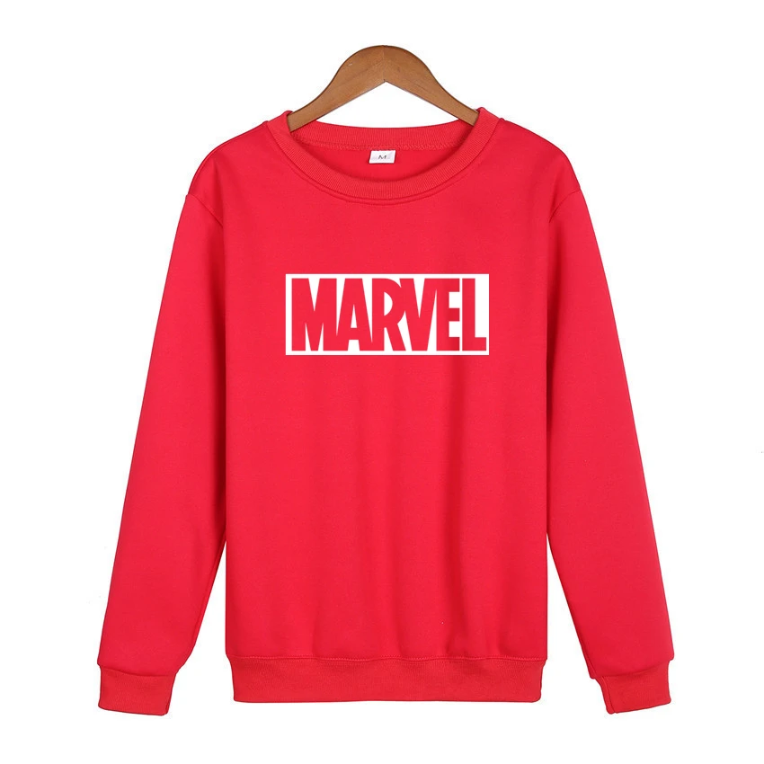 Новинка, толстовка с буквенным принтом Marvel, мужская толстовка с капюшоном, модная одноцветная толстовка с капюшоном, Мужской пуловер, мужские спортивные костюмы, мужские пальто