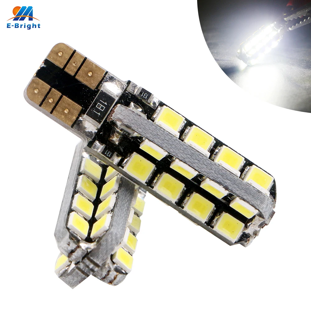 200 шт./лот T10 Canbus W5W 194 168 2835 32 SMD Led Can bus 12V DC светодиоды без ошибок 6500K номерной знак