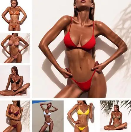 2018 Swimwear sexy swimsuit Women bikini push up biquinis Swimsuit Lady Bathing suit female swimwear women's Sets hot | Женская