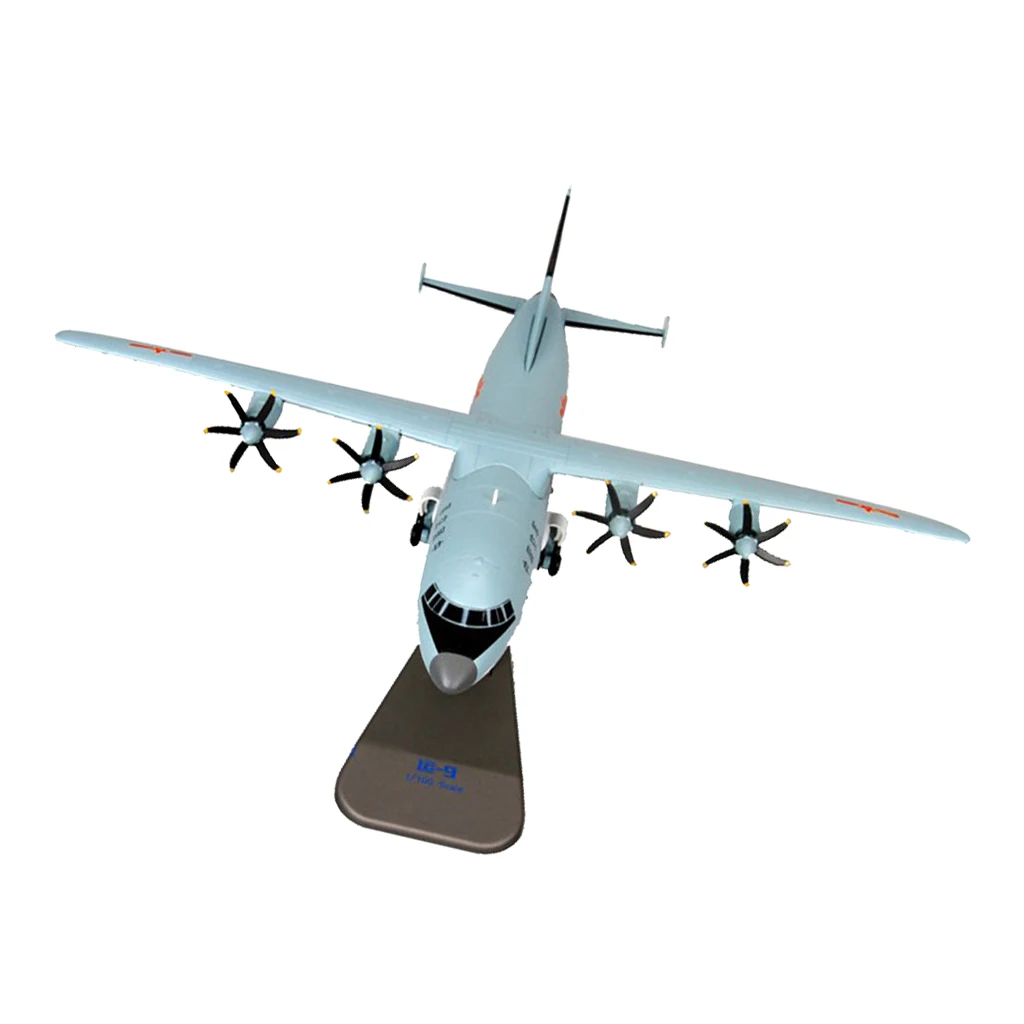 1:100 весов самолет Shaanxi модели литья под давлением 350x190x350mm | Игрушки и хобби