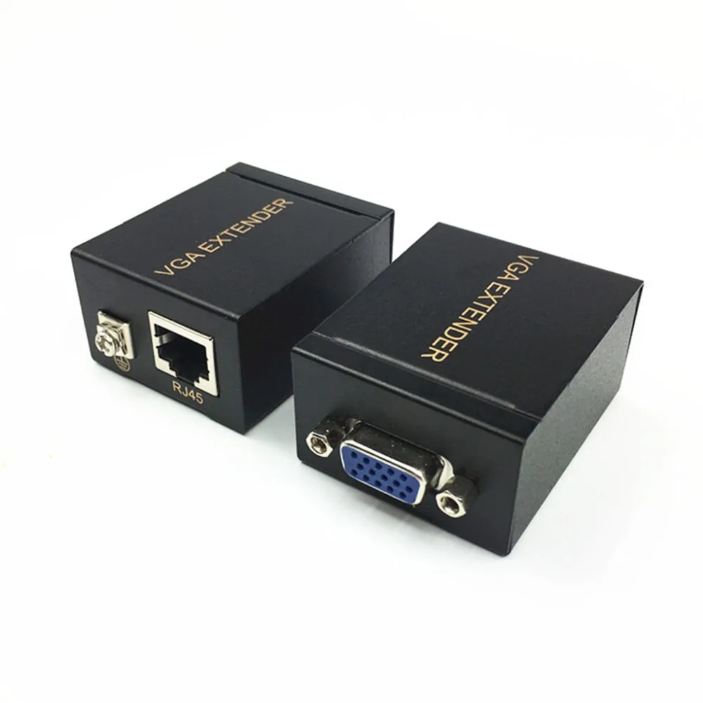 HDMI удлинитель 2 шт 60 м сетевой кабель VGA усилитель сетевого сигнала передатчик