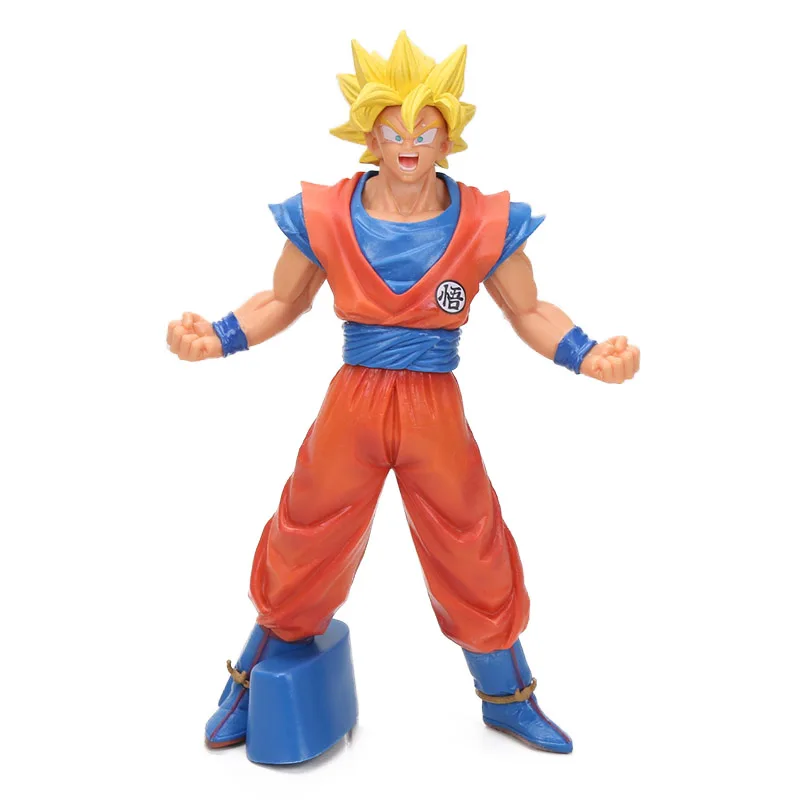 26-43 см большой супер-большой Saiyanman Сон Гоку ПВХ Фигурки фигурка Dragon Ball Z Gokou Коллекционная фигурка дракона - Цвет: 26cm  yellow hair 2