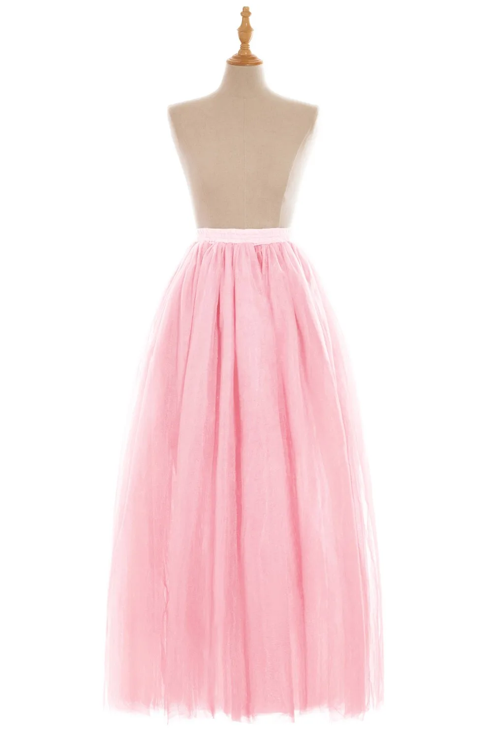 Многоцветная юбка дешевое бальное платье Тюлевая Длинная свадебная подъюбник