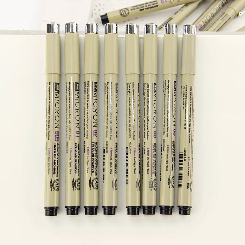 8 шт./компл. рисунок ультра тонкая ручка хорошей химической устойчивостью высокое