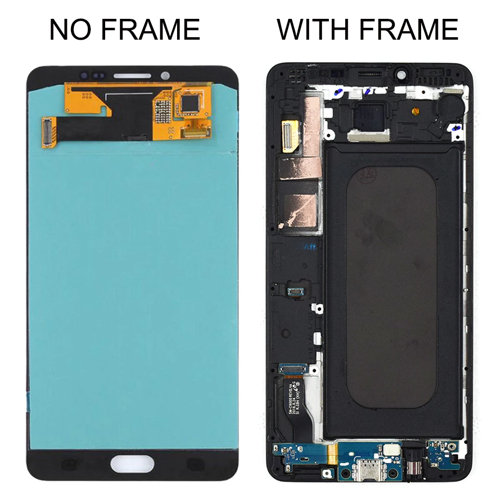 Оригинальный ЖК дисплей AMOLED 6 0 дюйма для SAMSUNG Galaxy C9 Pro сенсорный экран C9000 сменный