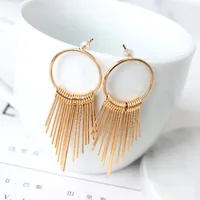 Серебряные висячие серьги гуантуо