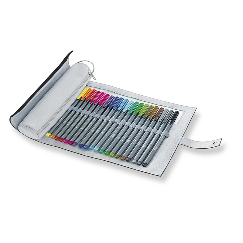 STAEDTLER 334 PC20 Triplus Fineliner ручки 03 мм игольчатая Ручка гелевая ручка черный/красный рулонный набор пакет в ассортименте 20 цветов