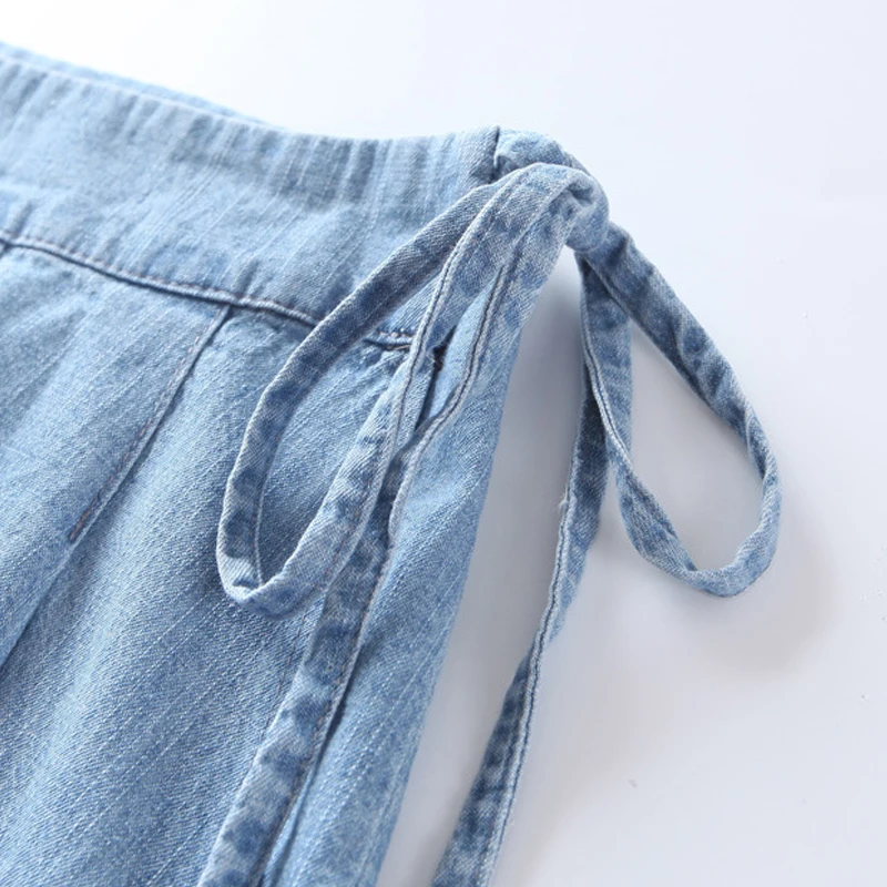 GOPLUS джинсовая юбка женская летняя винтажная Повседневная плиссированная