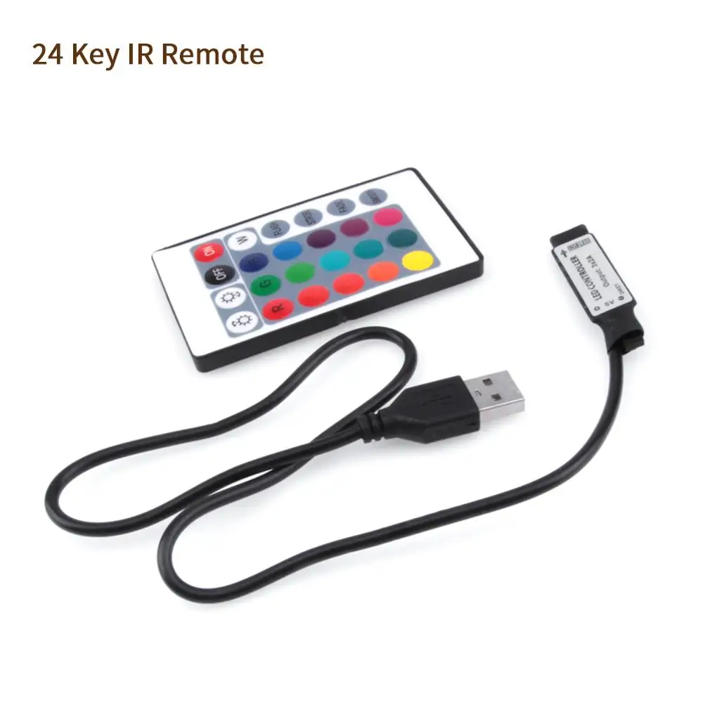 RF беспроводной контроллер 3KEY 17KEY IR 24KEY пульт дистанционного управления для DC 5V USB