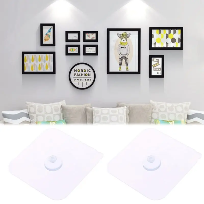 2 шт. Висячие наборы для фото рамки часы постер без дрели|Крючки и направляющие| |